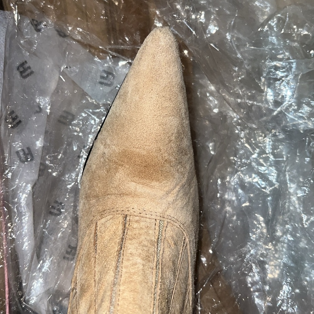 Women’s Camel Suede Boots - size 10 - Picture 3 of 4